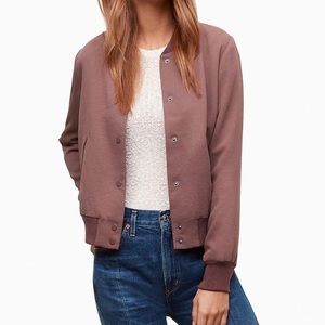 Aritzia Wilfred Poussin Bomber - Mauve